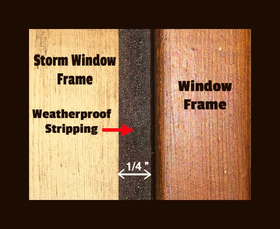 DIY Storm Window Frames